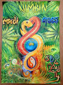 Nimbin MardiGrass 2014 Poster